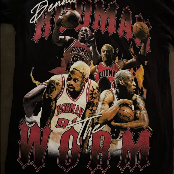 Rodman Graphic Tee in Black - Picture 1 of 2